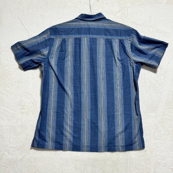 Van Heusen Fit Blue Dress Shirt Short Sleeve Mens Large 16-16.5 - Picture 10 of 10
